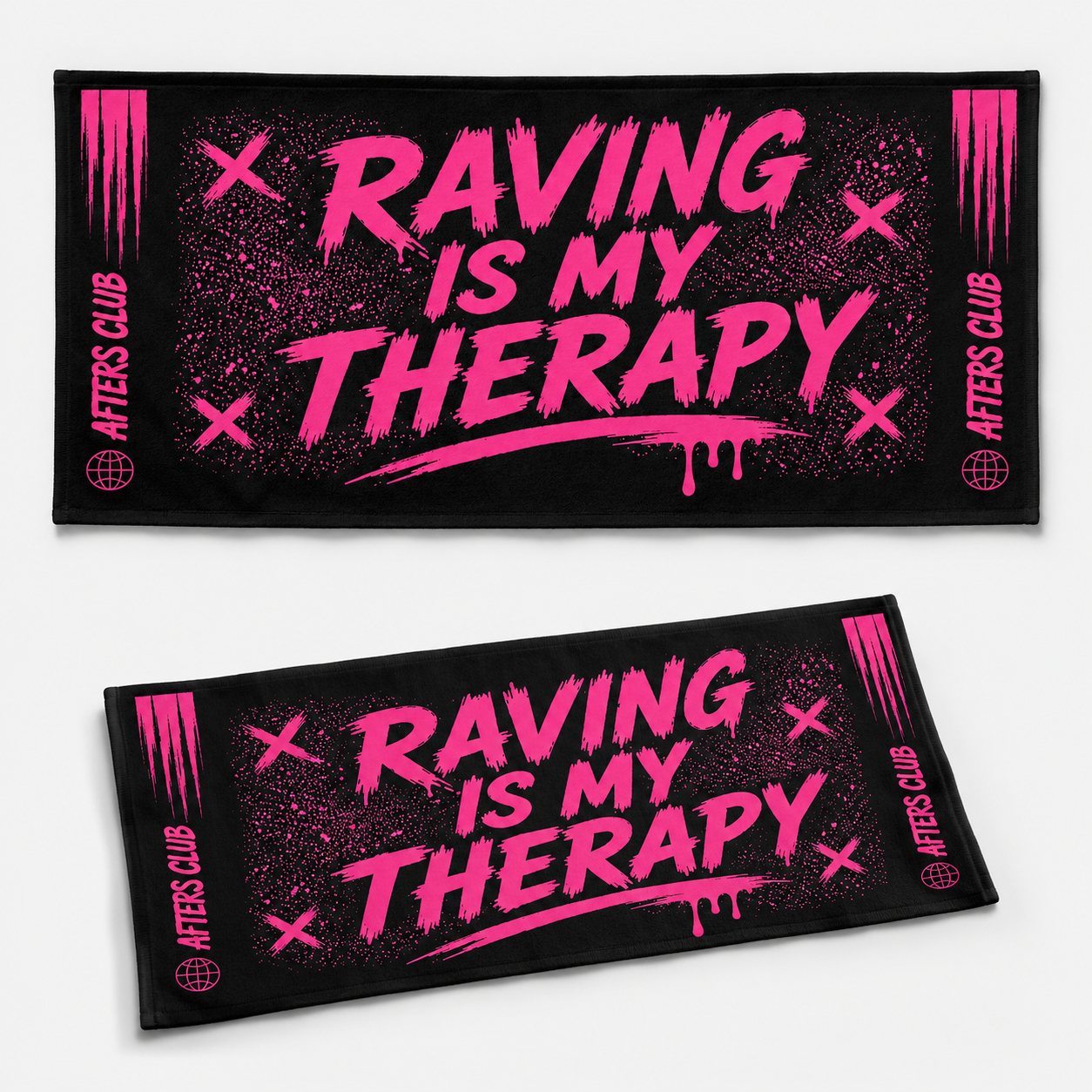 Raving Is My Therapy Towel